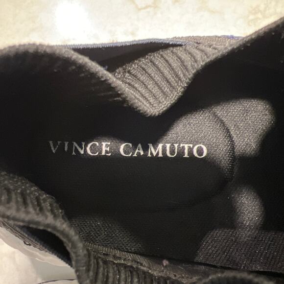 Vince Camuto Men’s Quilted Slip On Casual Athletic Sneakers Size 10.5 Blue Black - Picture 8 of 8